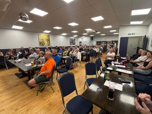 Around 100 supporters attended the launch of Shropshire Baggies.