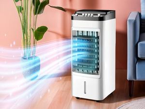 Supporting image for story: This £29.99 portable air cooler uses ice to blast you with cold air