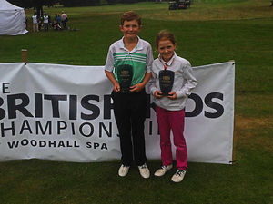 Supporting image for story: Sister and brother keep golf in the family