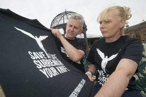 Clive Knowles from The British Ironworks with Lisa McNeil