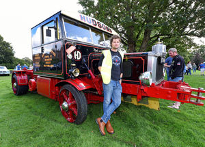 Scott Wheahall who brought along this 1927 Hudson Scammell, which is worth £1.2 million. 