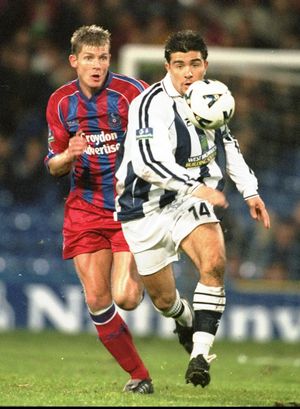Enzo Maresca in action for Albion. Pic: Getty