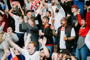 Joy as Luke Shaw puts England 1-0 up