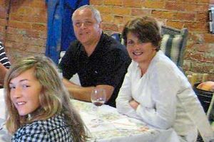 The last picture of the Foster family, Christopher and Jill with daughter Kirstie, hours before Foster's killing spree