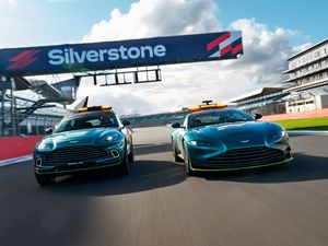 Supporting image for story: The new Formula 1 safety and medical cars are Aston Martins