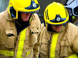 Supporting image for story: Firefighters tackle wood store and wheelie bin blaze near Shifnal