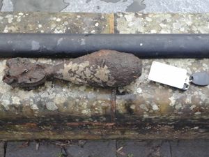 Supporting image for story: Bomb squad called as WW2 shell found in Wombourne canal