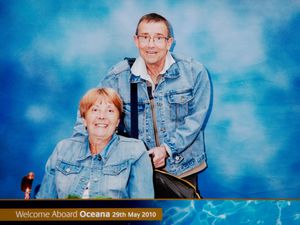 Malcolm Love with his wife Margaret before she died