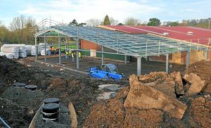 Work at Newport Swimming Pool has overrun, leaving swimmers who use the pool high and dry