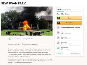 Supporting image for story: Children's play park in Essington up in flames