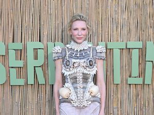 Supporting image for story: In Pictures: Cate Blanchett’s shell-themed dress warms the cockles at Serpentine