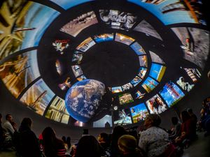 Supporting image for story: Immersive 360-degree planetarium and LEGO jets to feature in space-themed October half-term at West Midlands RAF museum