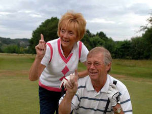 Supporting image for story: Couple hit a pair of holes-in-one