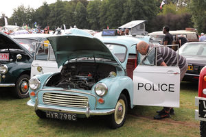A vintage police car. Photo: Robert Yardley