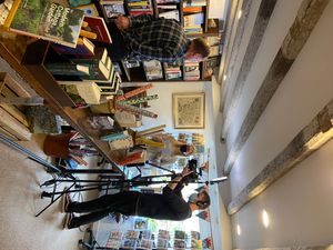 Supporting image for story: Film crew focuses on Welsh language initiatives in shop