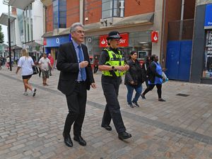 Supporting image for story: 'Police and other agencies need to work together to reassure the public' - Council leader speaks at launch of initiative in Wolverhampton city centre