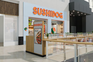 CGI images of the new SushiDog store