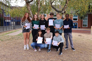 Students on photo from left to right: Morgan Ralph, Deryn Williams, Casey Mills, Leon Metzger Cooper, Daniel Cwiertak, Sangasanga Okonetuk, Scarlett Pearson, Charlie Childe, Corey Neri.