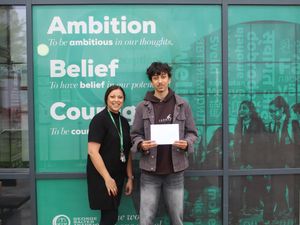 Supporting image for story: George Salter Academy celebrates GCSE success