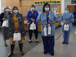 Supporting image for story: Dudley woman who lost her husband to Covid makes donation to hospital that cared for him