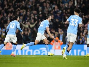 Supporting image for story: Manchester City ease past Liverpool in Pep Guardiola’s 1,000th game as boss