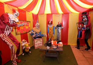 The display at the family's home last year