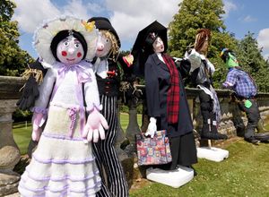 Scarecrows at Weston Park