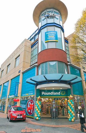 Poundland's 500th store on Corporation Street, Birmingham