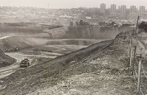 'The opencast working off Ambelcote-road, Brierley Hill' - February 6, 1969.