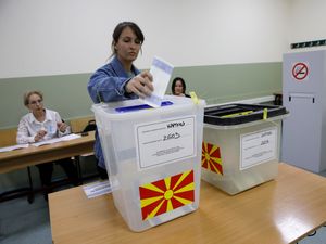 Supporting image for story: North Macedonia holds elections dominated by country’s path to EU membership