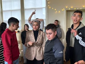 Supporting image for story: Theatre brings Shropshire and Palestinian teens together