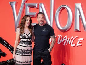 Supporting image for story: Tom Hardy ‘very proud’ of Venom director and friend Kelly Marcel