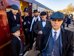 Supporting image for story: Peaky Blinders fans descend on Chasewater Railway to celebrate new series