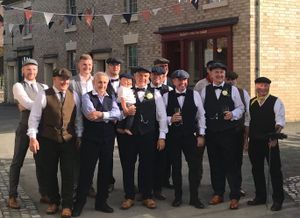 Peaky Blinders-themed wedding at Telford's Blists Hill Victorian Town