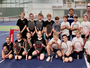 Supporting image for story: Young players have a smashing time on court