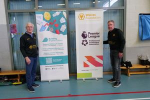 John Richards and Steve Daley are regular supporters of Wolves Foundation.
