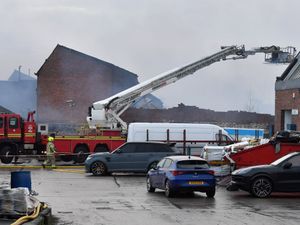 Supporting image for story: Watch: Dramatic new pictures show the aftermath of the Wolverhampton factory blaze