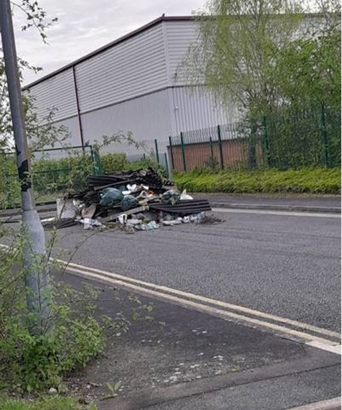 Registered waste disposal firm fined after being caught on CCTV tipping household rubbish in Rugeley street