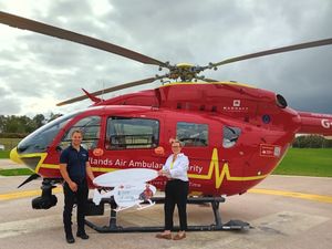 Supporting image for story: NFU Mutual’s £7,899 donation helps Midlands Air Ambulance Charity save lives