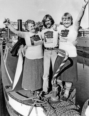 October 15, 1981. Black Country Museum staff are happy to shiver out the winter in Victorian style, keeping the replica village open for visitors for months longer than usual. To celebrate a successful season, which prompted the museum chiefs to stay open until Christmas, all staff were issued with a special gift...T-shirts! 'I suppose it isn't really T-shirt weather, but everybody is very pleased with them,' said museum director Ian Walden. 'We decided we'd celebrate keeping open until Christmas.' The shirts - which he hopes will provide ideal Christmas gifts for youngsters - are pictured on museum staff Joan Devenport (left), Noel Ashley and Pearl Southall. Attendances this summer broke all records and the board decided to close at Christmas instead of the end of September. 