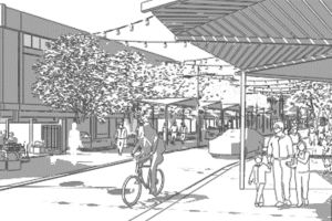 Proposals for canopies over Wednesfield's market stalls have been dropped