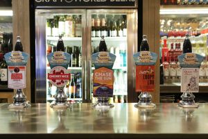 The beers on offer have never been seen behind the bar at Wetherspoon before