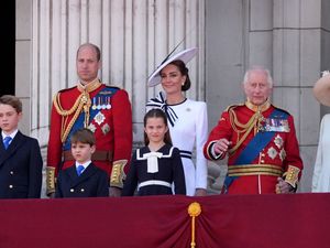 The royal family at the Trooping the Colour balcony appearance