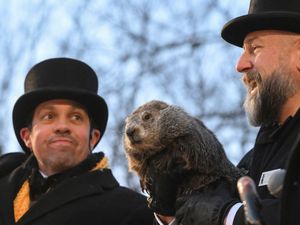 Supporting image for story: Punxsutawney Phil sees his shadow, meaning six more weeks of wintry weather