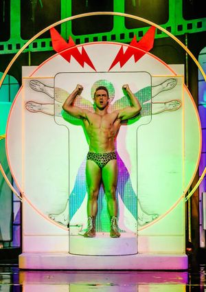 Callum Evans as Rocky in The Rocky Horror Show. Image: Richard Davenport