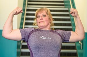 Powerlifting gran Martine Barons from Stratford-upon-Avon.