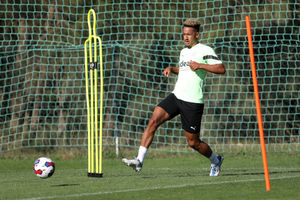 PORTIMAO, PORTUGAL - JUNE 27: Callum Robinson of West Bromwich Albion on June 27, 2022 in Portimao, Portugal. (Photo by Adam Fradgley/West Bromwich Albion FC via Getty Images).
