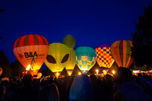 Oswestry's Balloon Carnival returned over the weekend. Picture: Graham Mitchell.