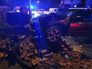 Supporting image for story: Woman arrested after car smashes through wall in Brierley Hill