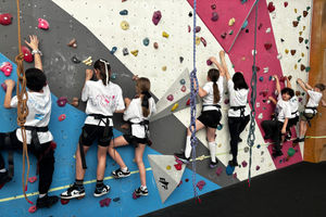 Young people can try new activities like climbing and make friends with shared interests